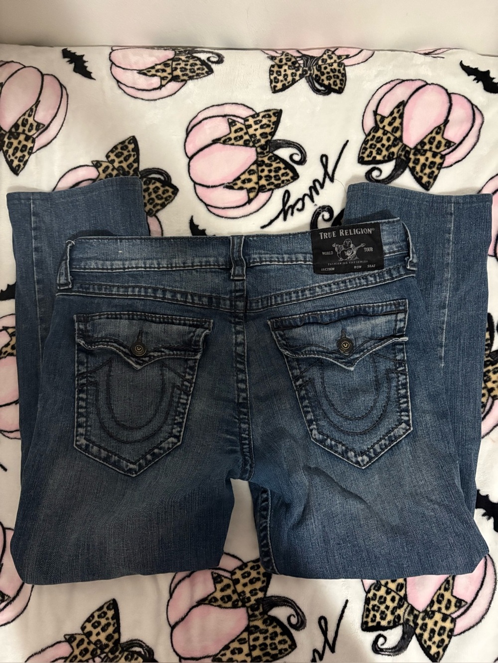 True Religion Men’s Ricky Relaxed Straight Demin Jeans